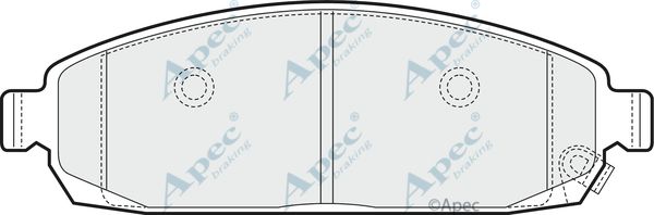 APEC BRAKING Jarrupala, levyjarru PAD1465